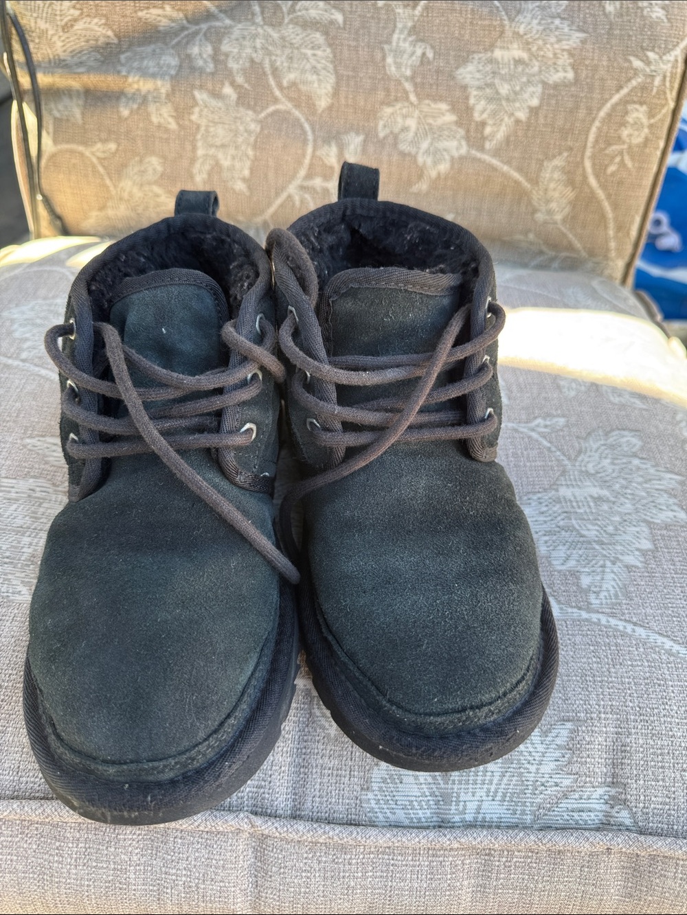 UGG Australia Black Neumel Boots size 7 Womens